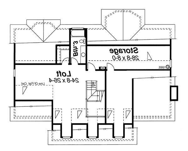 Second Floor image of WOODROW II House Plan